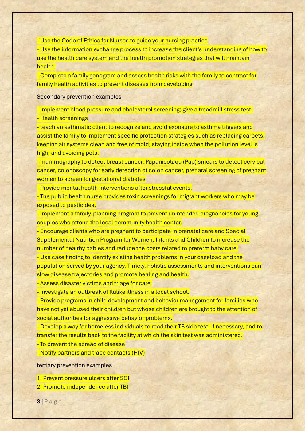 Preview page 3 of AMBULATORY CARE NURSE CERTIFICATION  EXAM (ANCC) STUDY GUIDE, PRACTICE  EXAM AND STUDY GUIDE EXAM