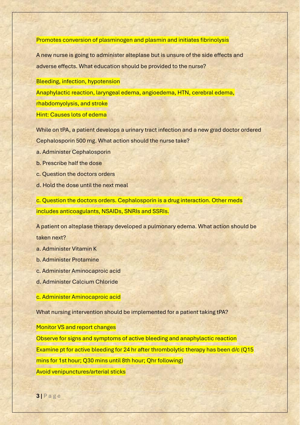 Preview page 3 of NSG 318 FINAL EXAM