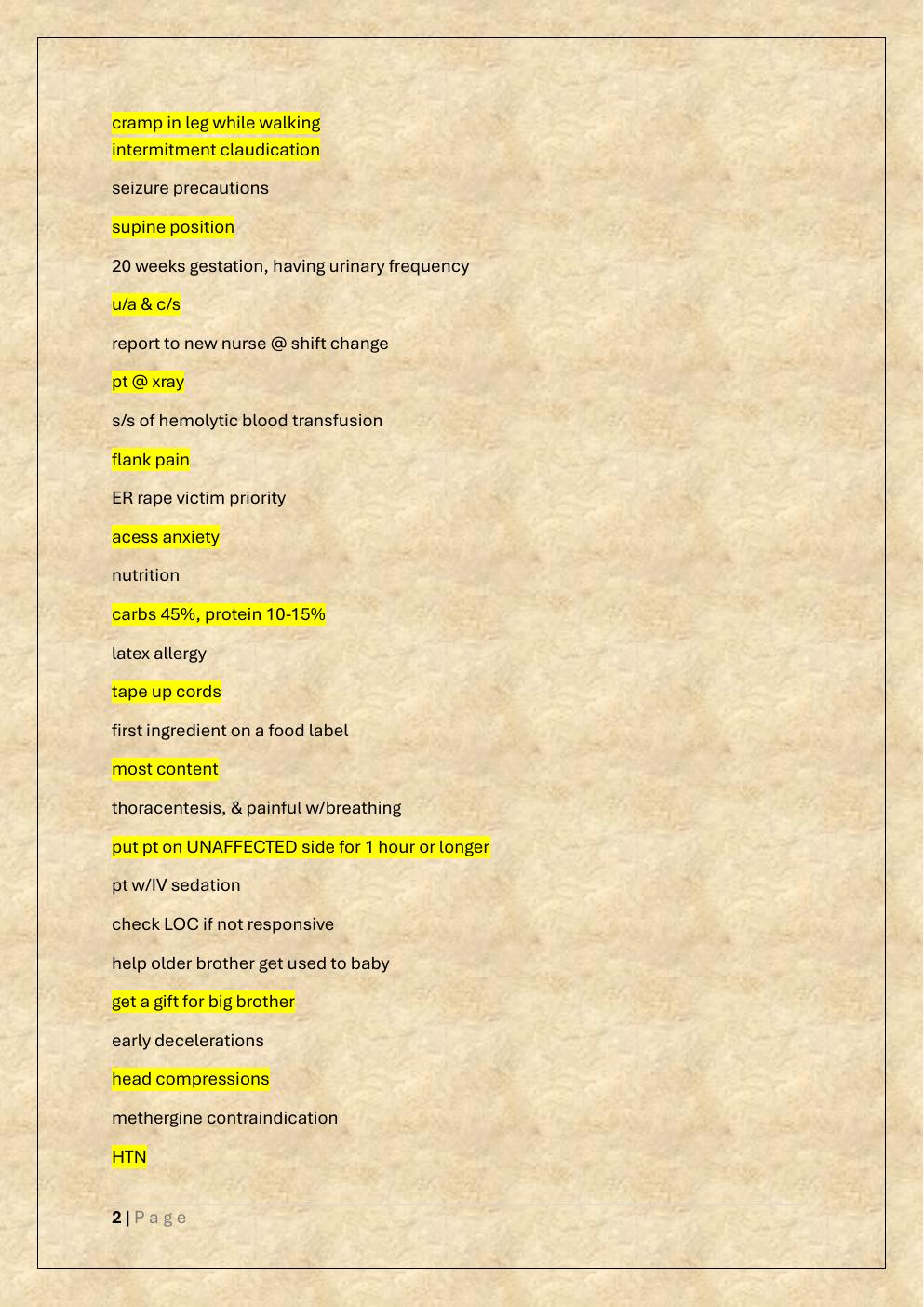 Preview page 2 of ATI RN COMPREHENSIVE EXIT |NURSING  REVIEW|EXAM