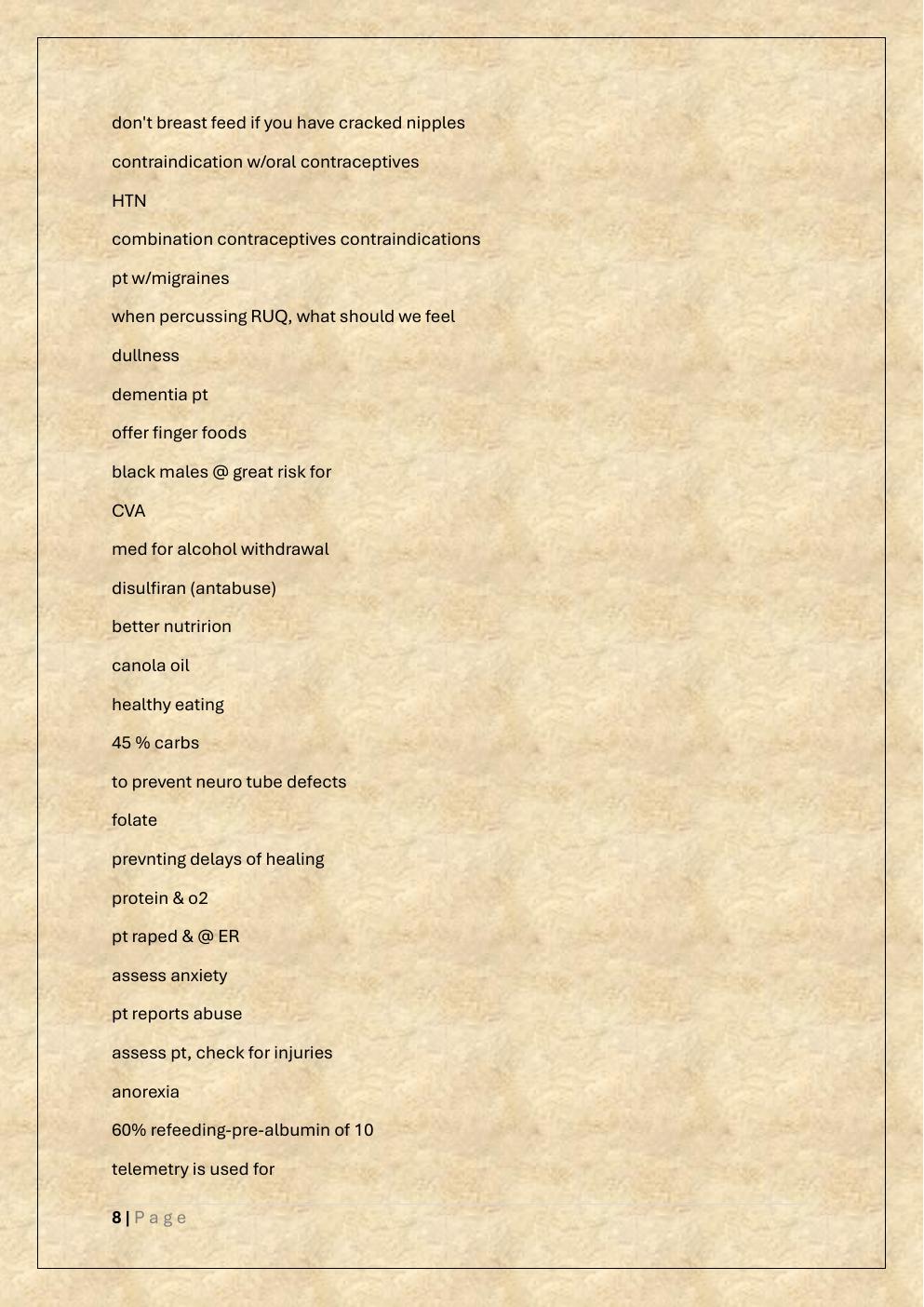 Preview page 8 of ATI RN COMPREHENSIVE EXIT |NURSING  REVIEW|EXAM