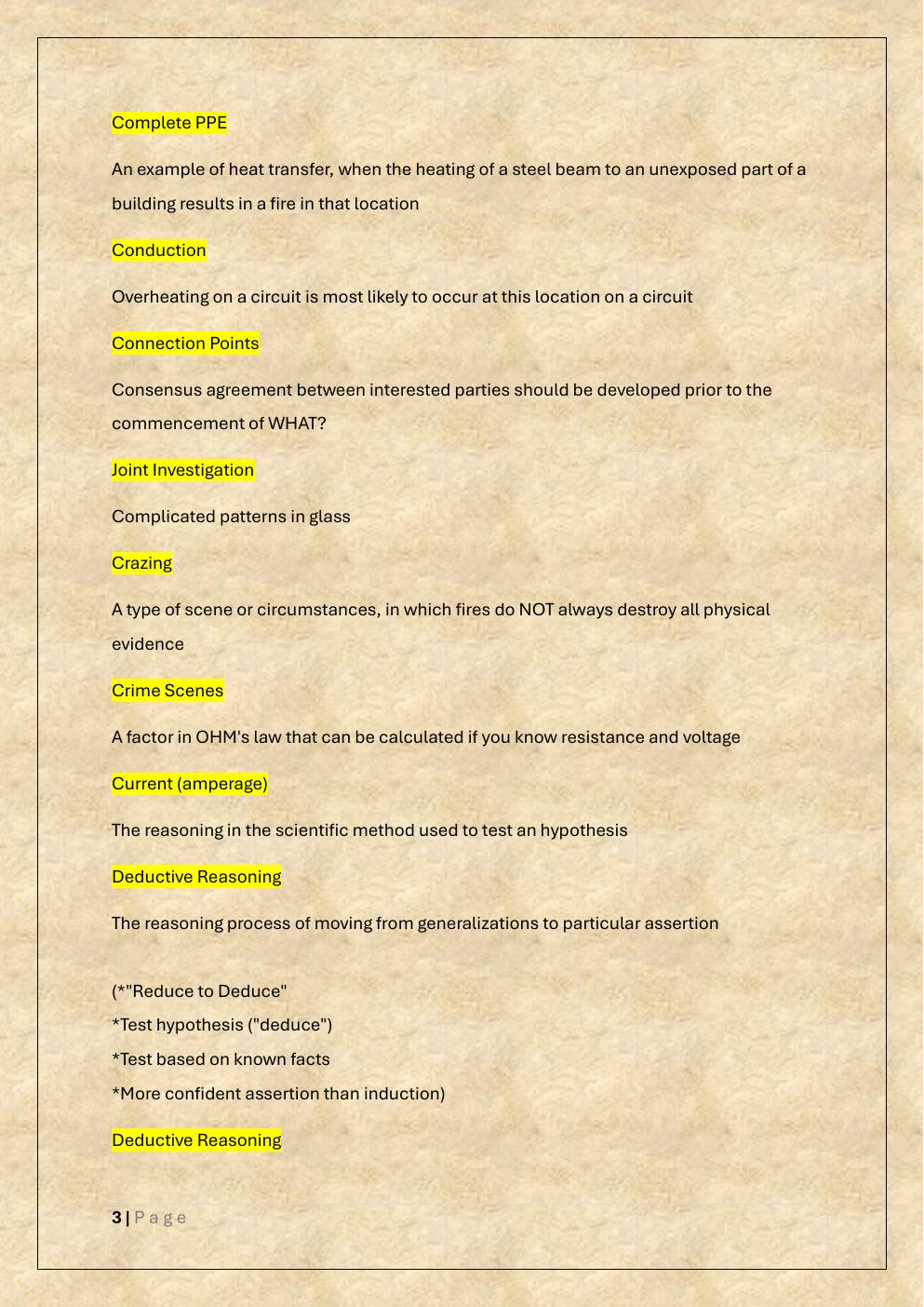 Preview page 3 of CFI CERTIFIED FIRE INVESTIGATOR EXAM  PREP/IAAI CFI EXAM PREP