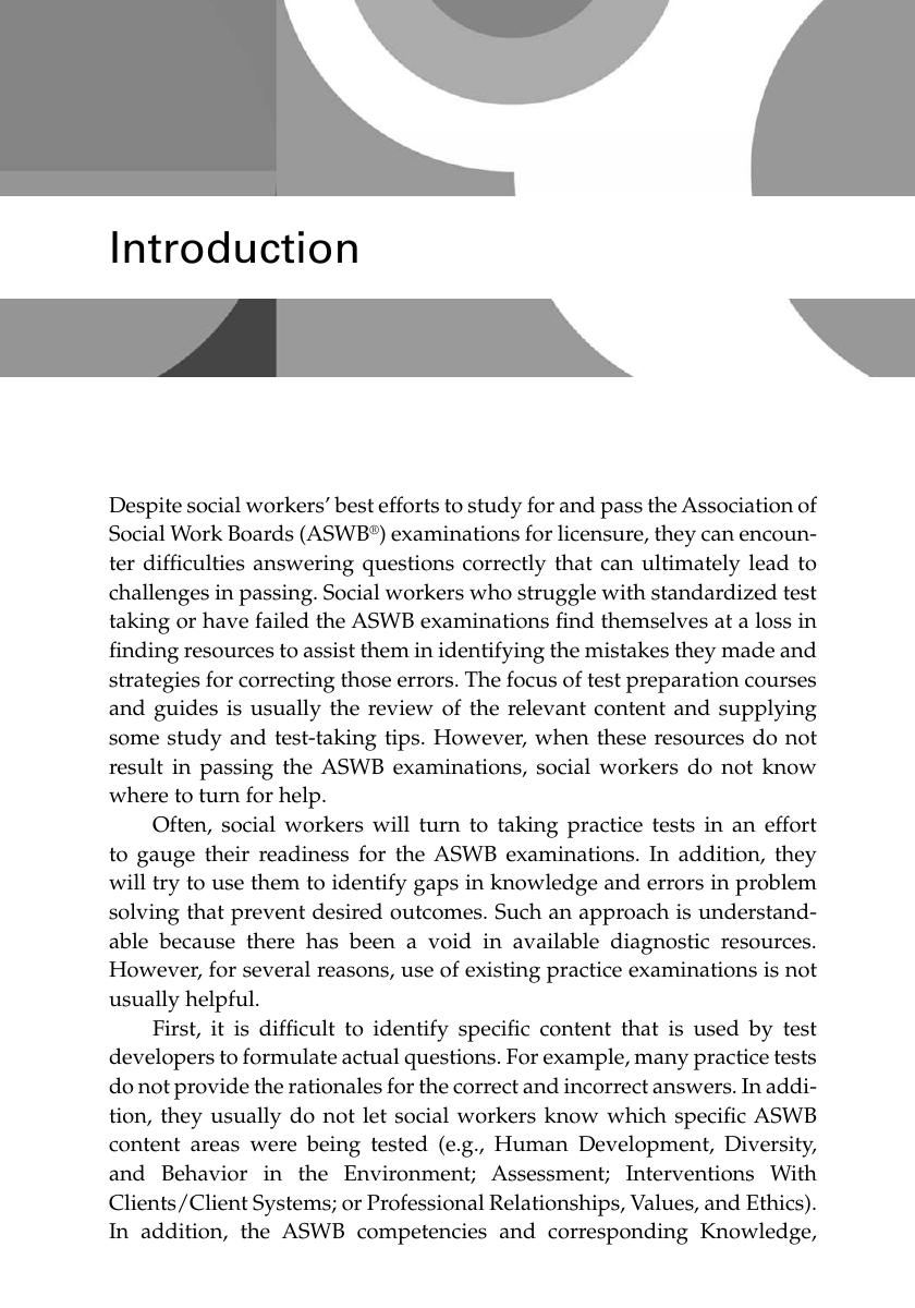 Preview page 10 of Social Work Licensing Bachelors Practice Test (170-Question Full-Length Exam) 3rd Edition By Dawn Apgar eBook PDF