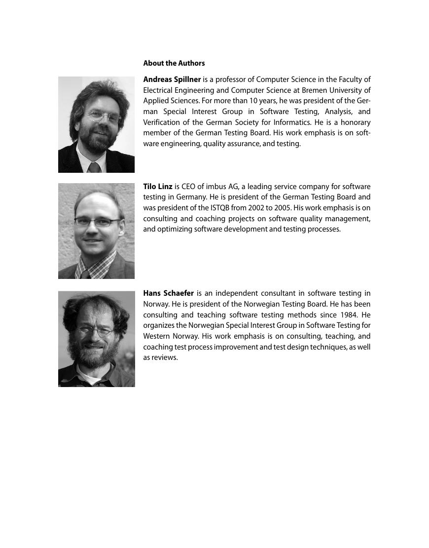 Preview page 3 of Software Testing Foundations A Study Guide for the Certified Tester Exam 4th Edition By Andreas Spillner, Tilo Linz, Han