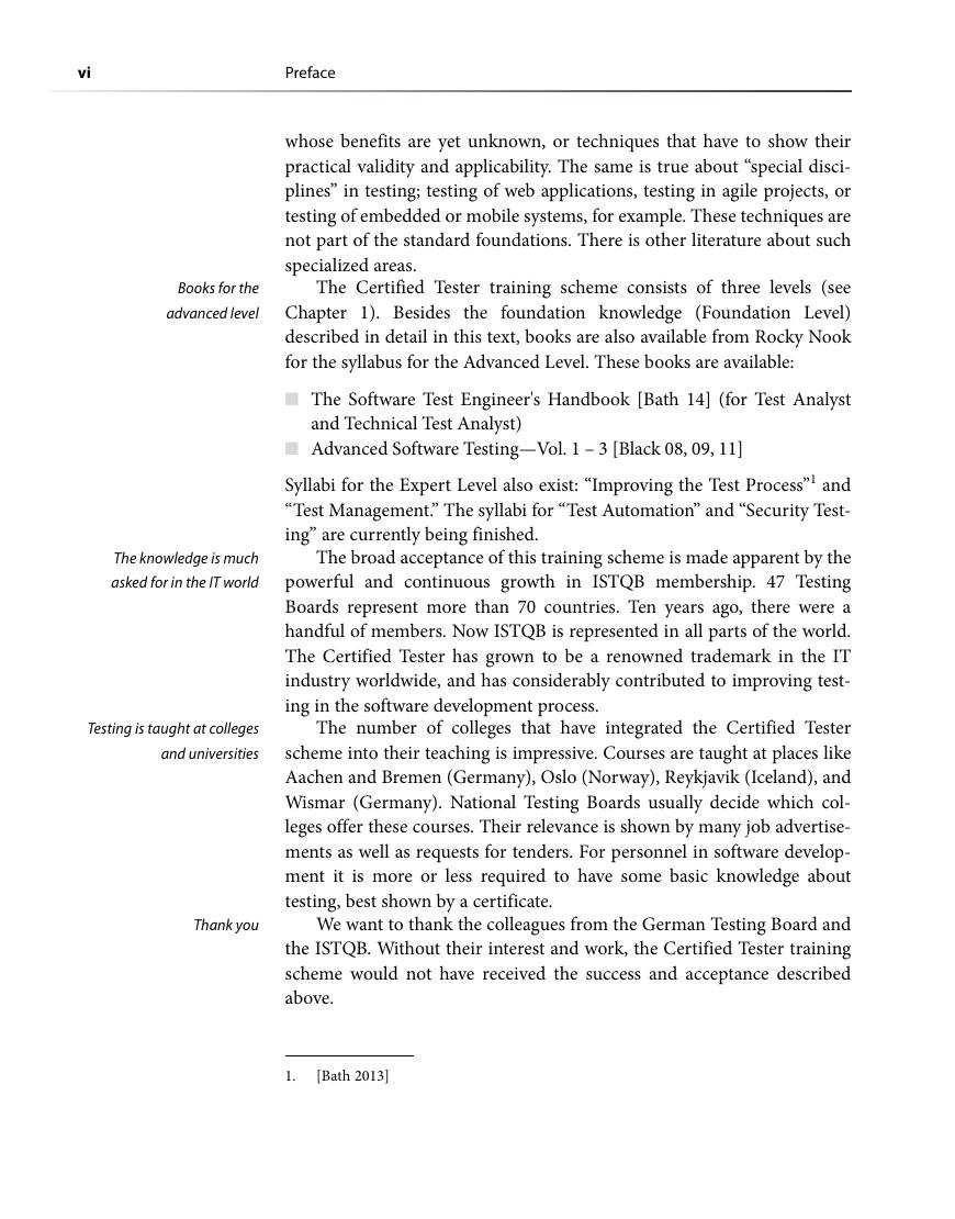 Preview page 7 of Software Testing Foundations A Study Guide for the Certified Tester Exam 4th Edition By Andreas Spillner, Tilo Linz, Han