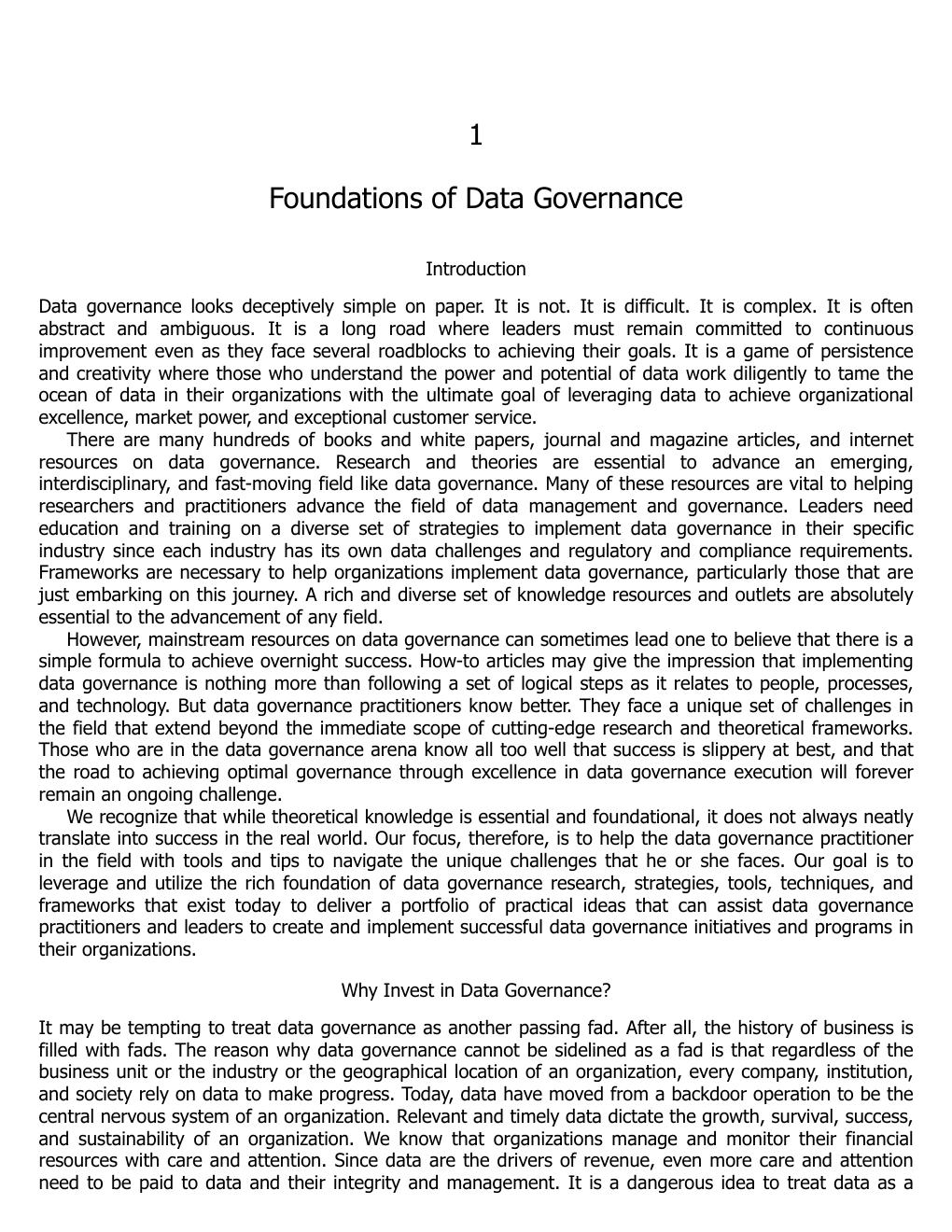 Preview page 7 of (EPUB) eBook A Practitioner's Guide to Data Governance A Case-Based Approach By Uma Gupta , San Cannon