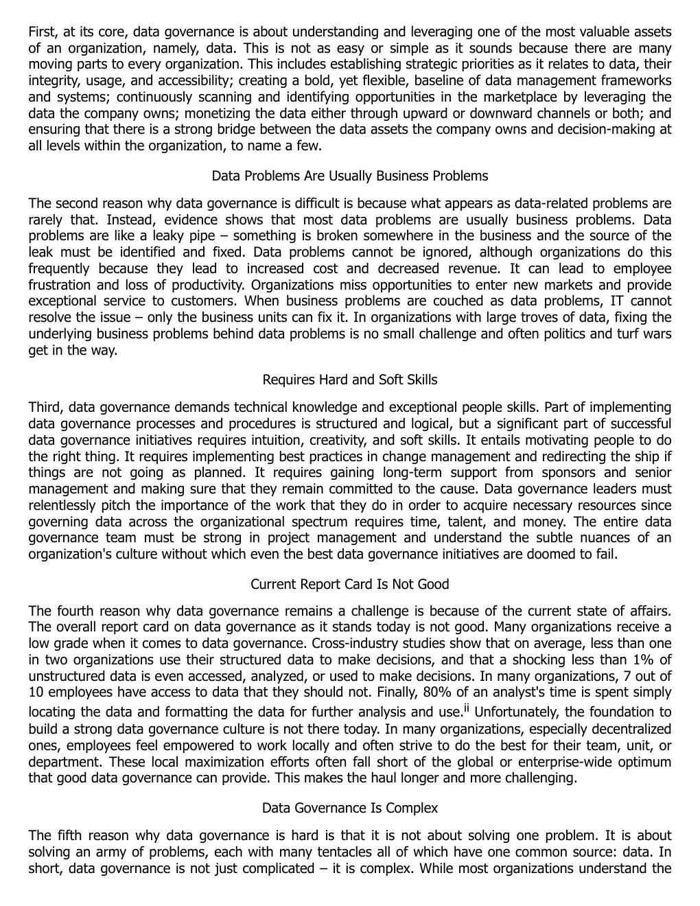 Preview page 10 of (EPUB) eBook A Practitioner's Guide to Data Governance A Case-Based Approach By Uma Gupta , San Cannon
