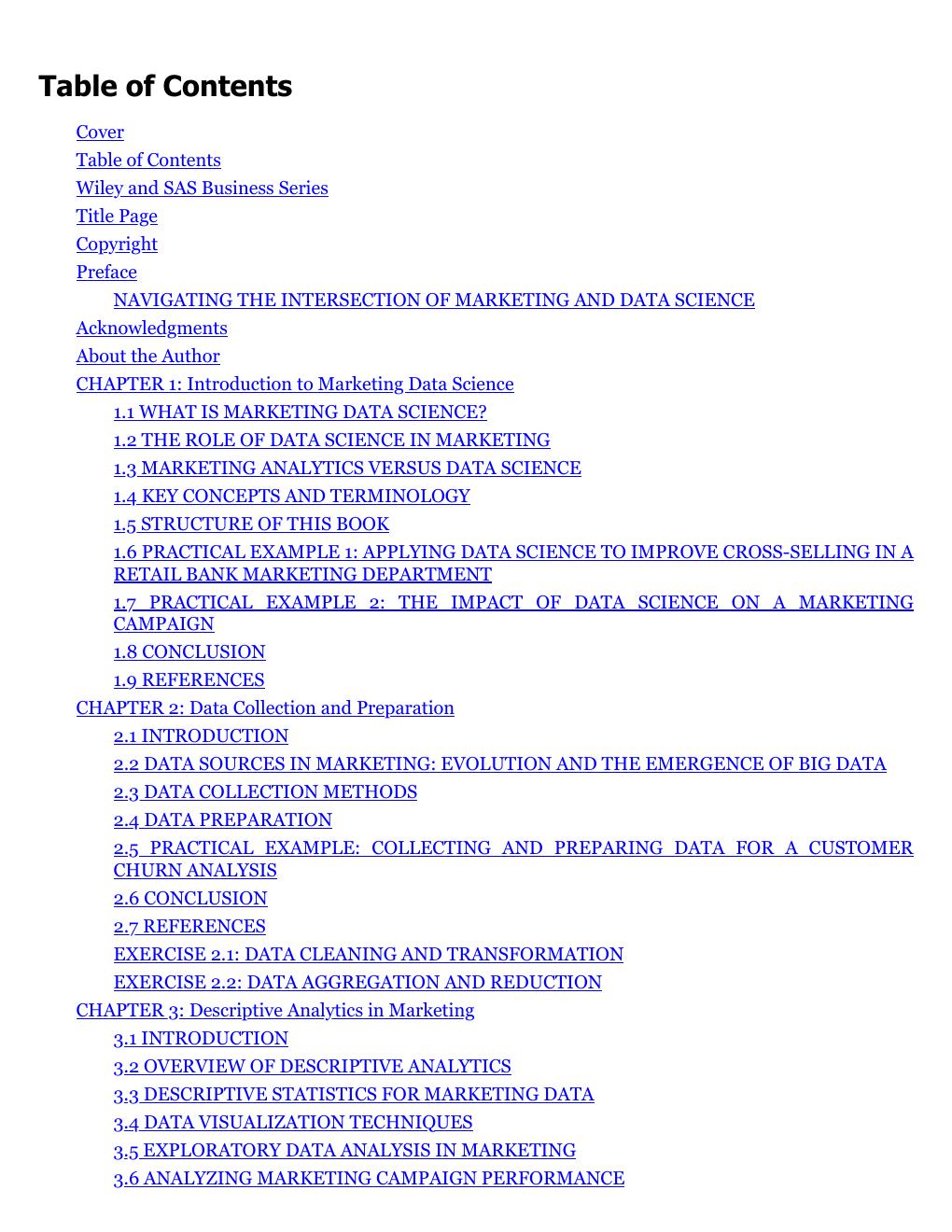 Preview page 2 of (EPUB) eBook Mastering Marketing Data Science A Comprehensive Guide for Today's Marketers 1st Edition By Iain Brown