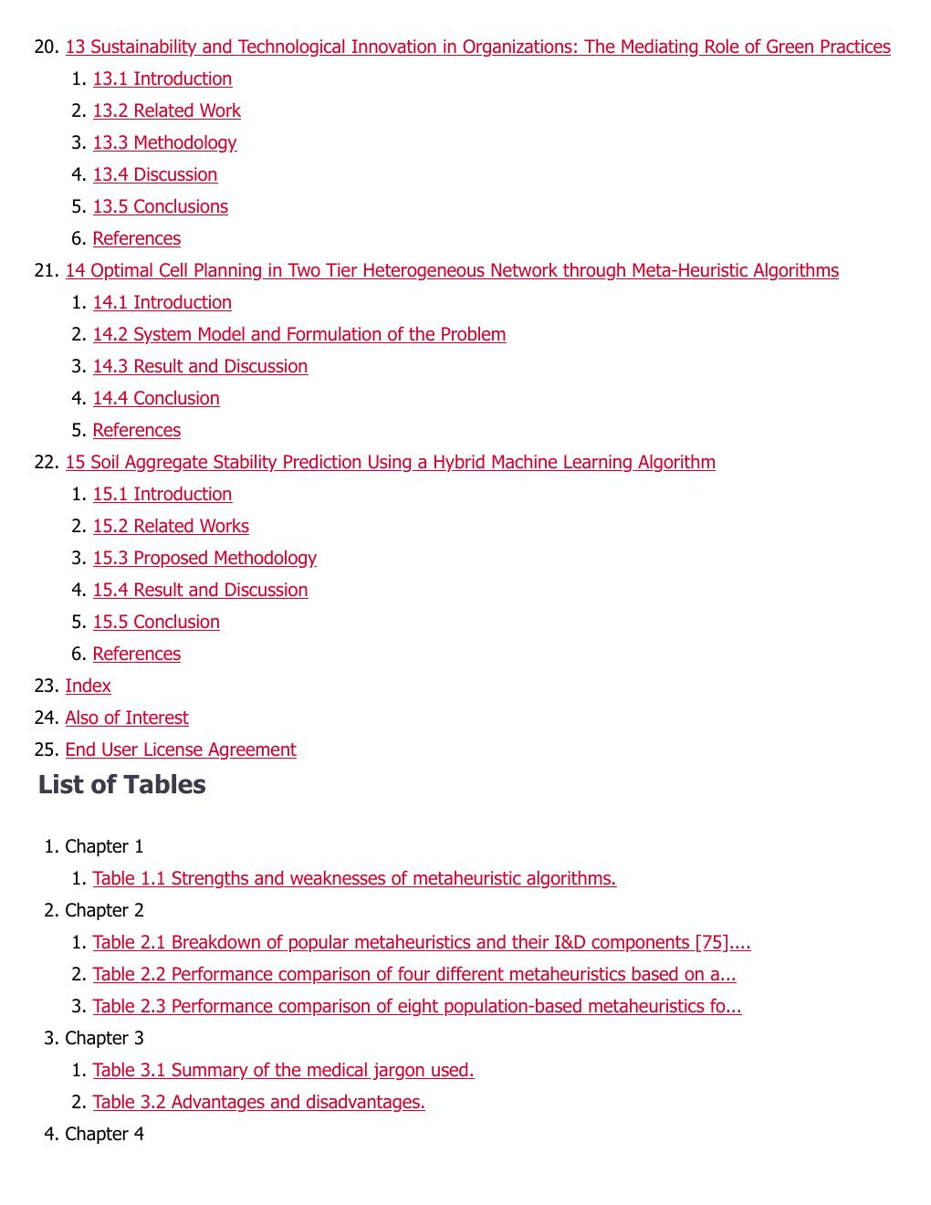 Preview page 5 of (EPUB) eBook Metaheuristics for Machine Learning Algorithms and Applications 1st Edition By Kanak Kalita , Narayanan Gan