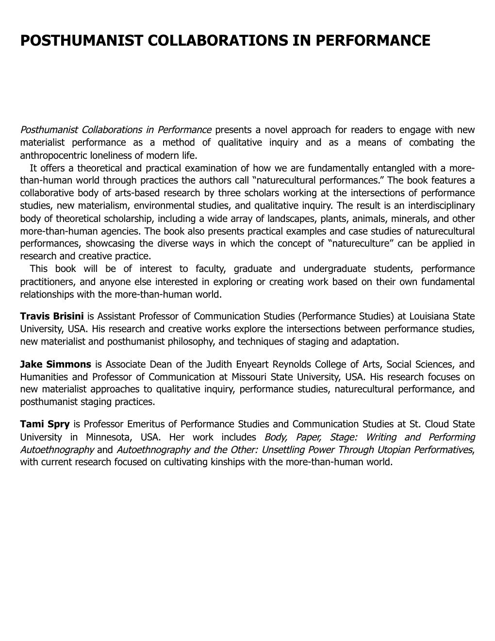 Preview page 3 of (EPUB) eBook Posthumanist Collaborations in Performance A Praxis-based Approach to Qualitative Inquiry 1st Edition By Tr