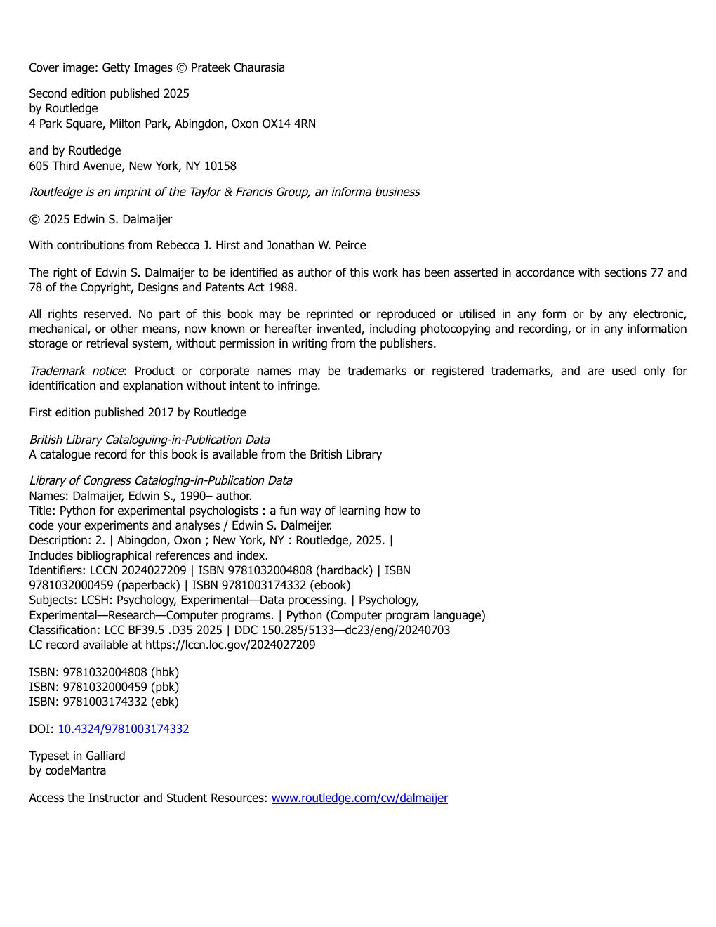 Preview page 7 of (EPUB) eBook Python for Experimental Psychologists A Fun Way of Learning How to Code Your Experiments and Analyses 2nd E