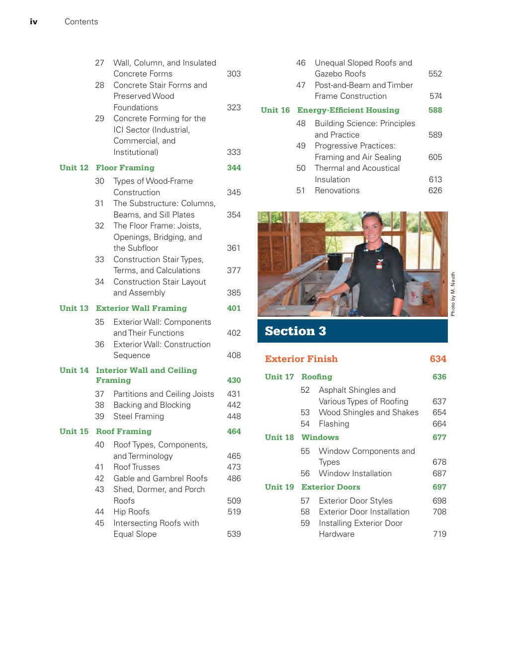 Preview page 6 of Carpentry 4th Canadian Edition By Floyd Vogt, Michael Nauth