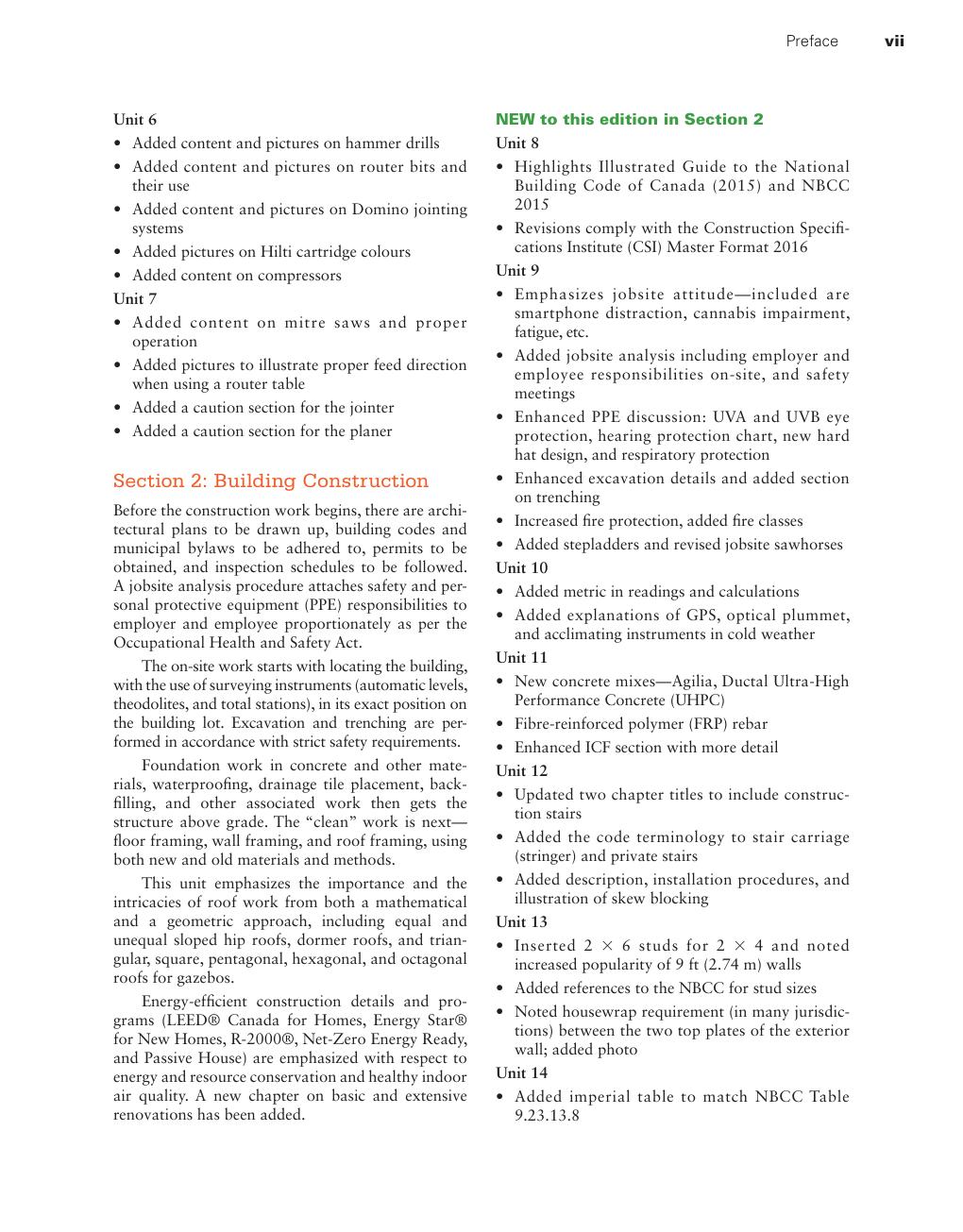 Preview page 9 of Carpentry 4th Canadian Edition By Floyd Vogt, Michael Nauth