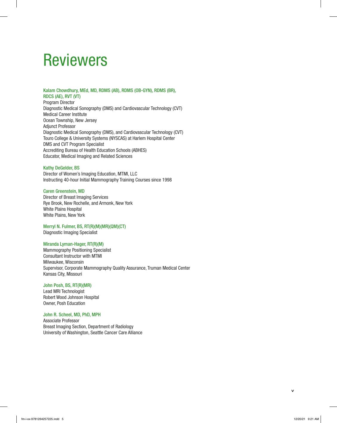 Preview page 6 of Mammography and Breast Imaging PREP Program Review and Exam Prep 3rd Edition By Olive Peart