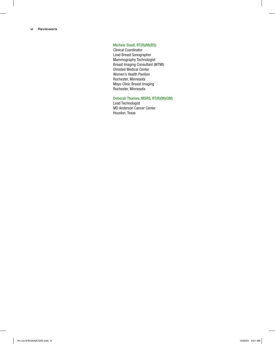 Preview page 7 of Mammography and Breast Imaging PREP Program Review and Exam Prep 3rd Edition By Olive Peart