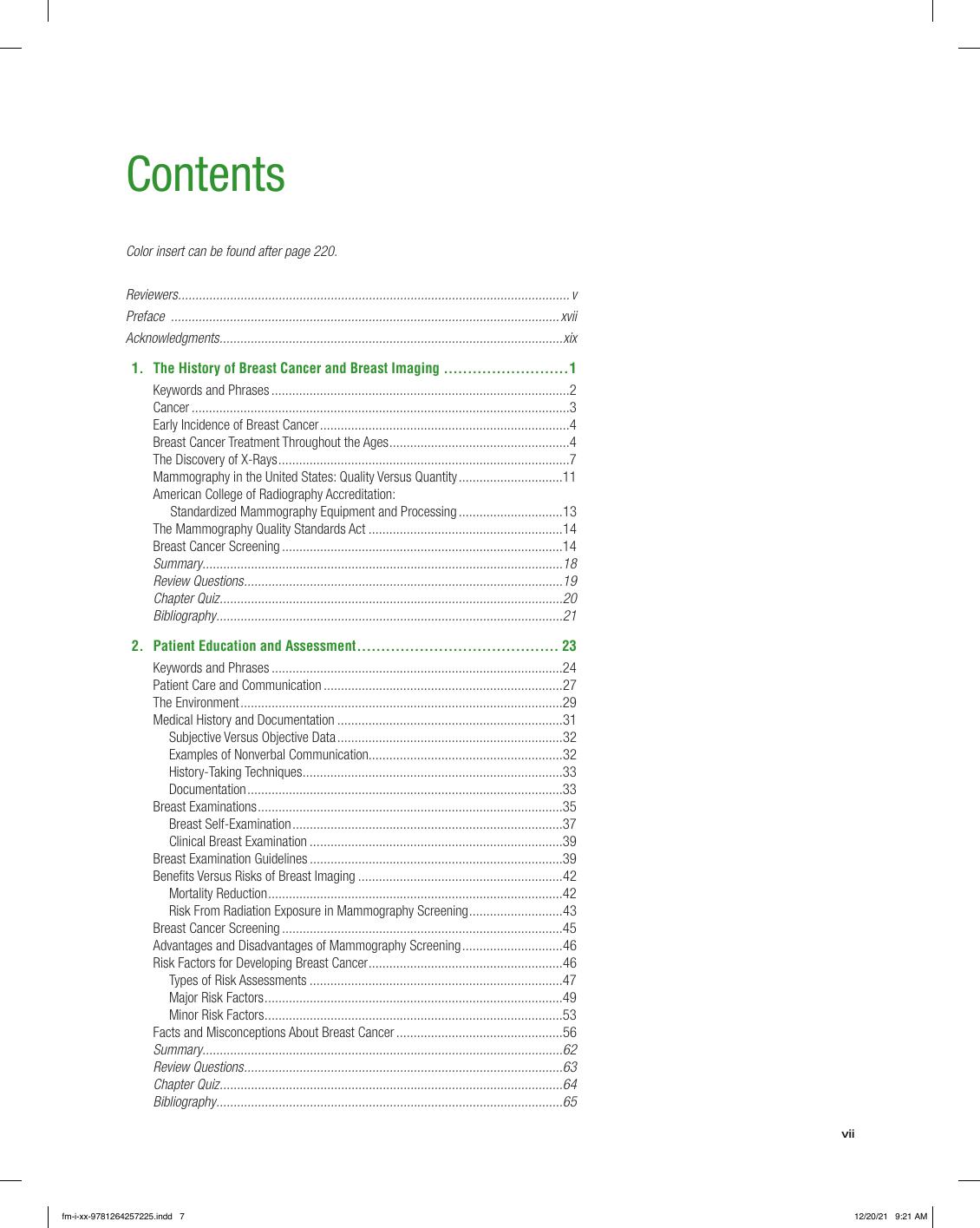 Preview page 8 of Mammography and Breast Imaging PREP Program Review and Exam Prep 3rd Edition By Olive Peart
