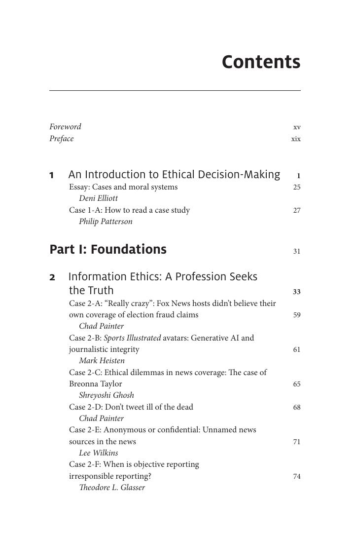 Preview page 10 of Media Ethics Issues and Cases 11th Edition By Chad Painter