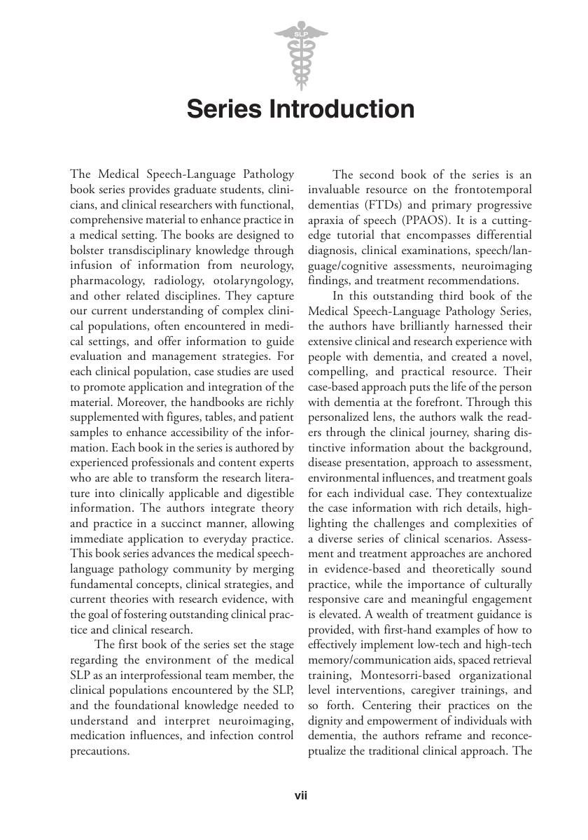 Preview page 8 of Person-Centered Memory and Communication Interventions for Dementia A Case Study Approach 1st Edition By Ellen Hickey, N