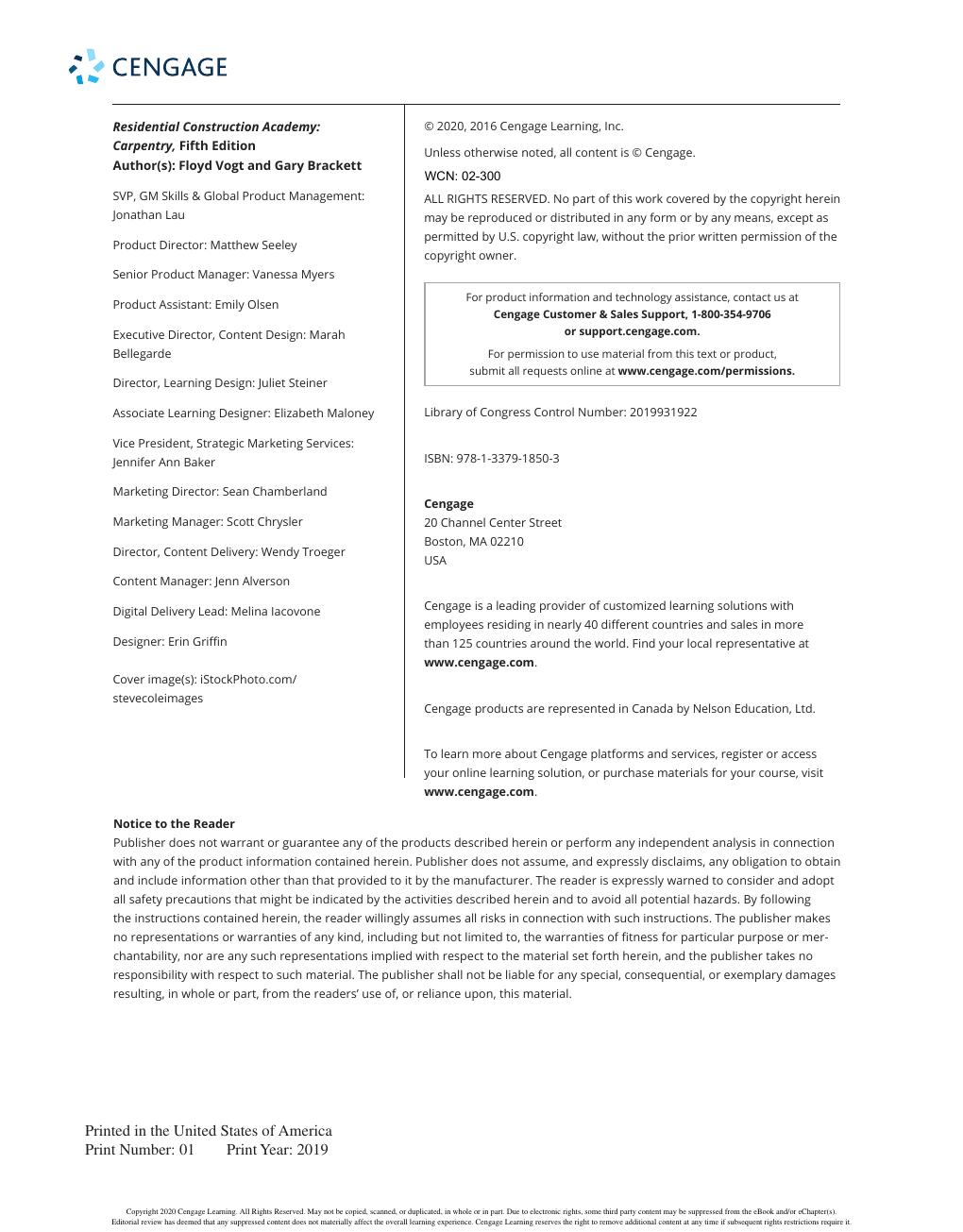 Preview page 4 of Residential Construction Academy Carpentry 5th Edition By Floyd Vogt, Gary Brackett