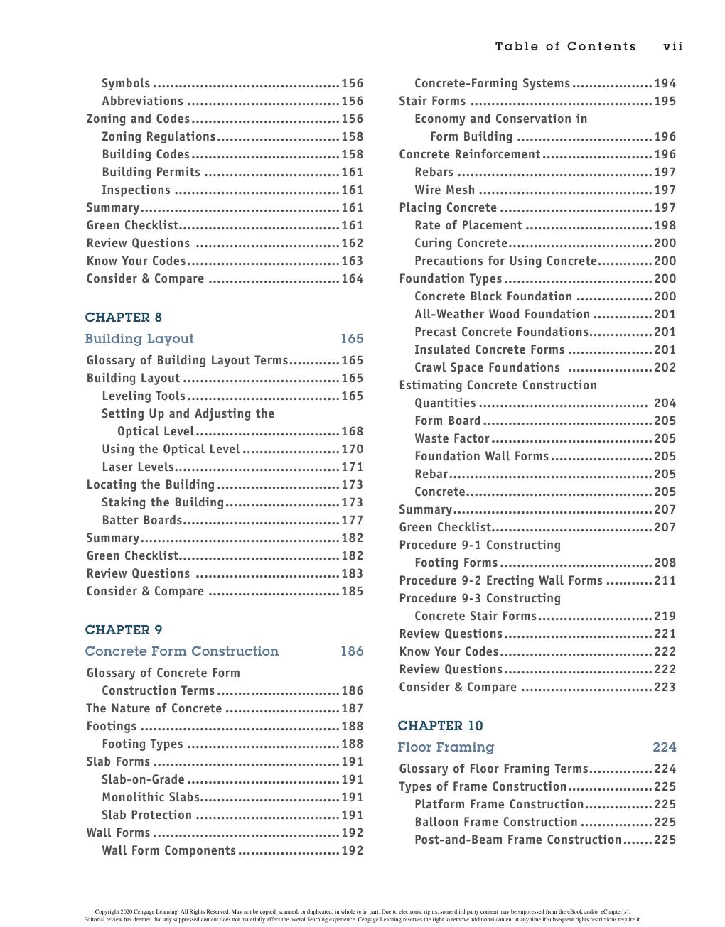 Preview page 9 of Residential Construction Academy Carpentry 5th Edition By Floyd Vogt, Gary Brackett