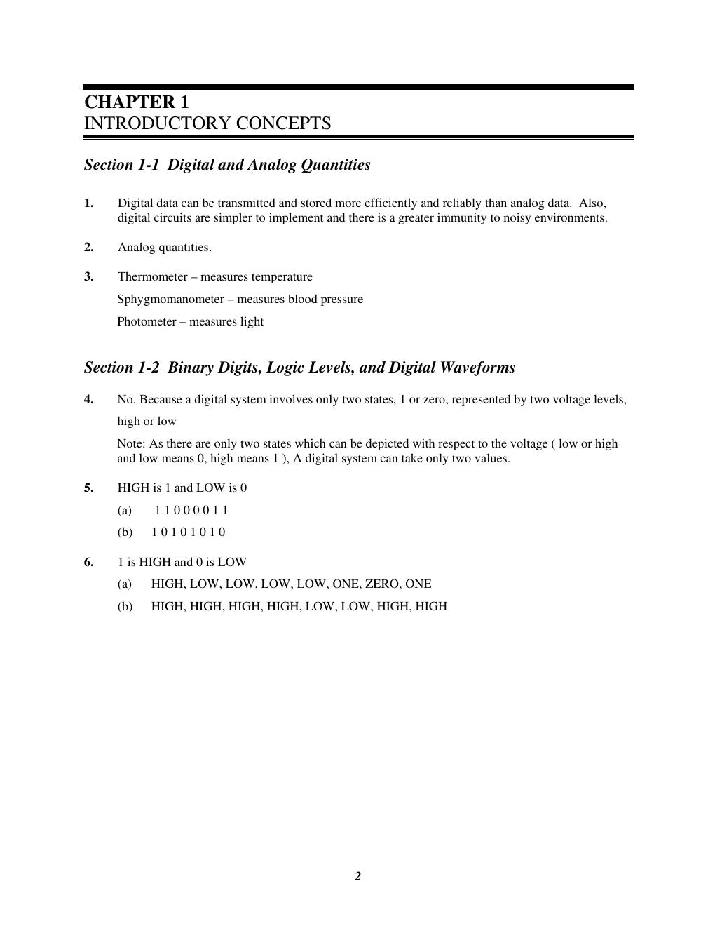 Preview page 3 of Solutions Manual Digital Fundamentals (Global Edition) 11th Edition By Thomas L. Floyd