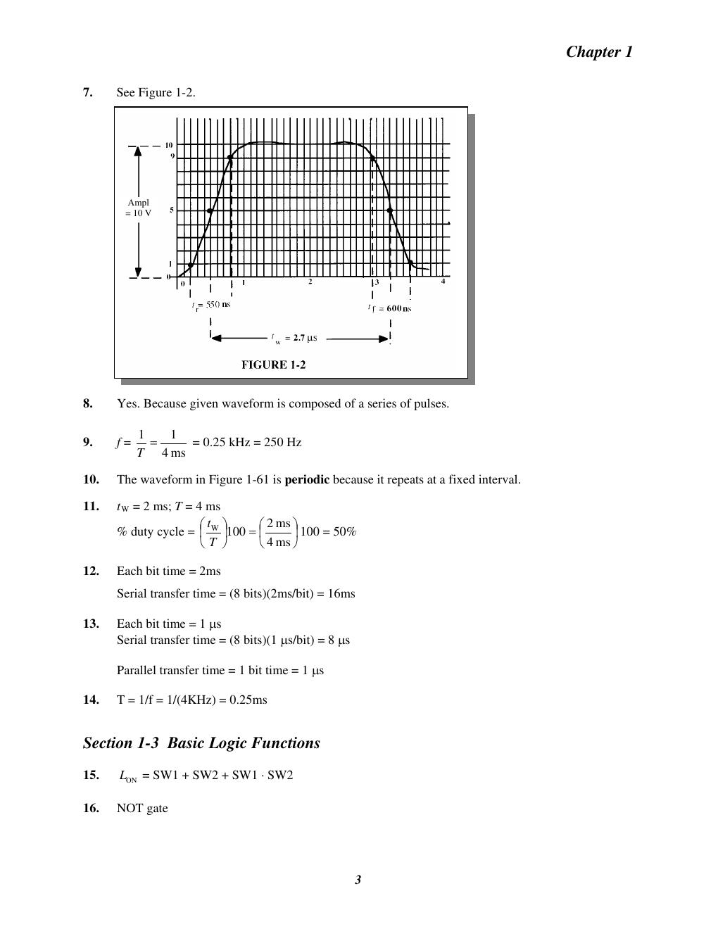 Preview page 4 of Solutions Manual Digital Fundamentals (Global Edition) 11th Edition By Thomas L. Floyd