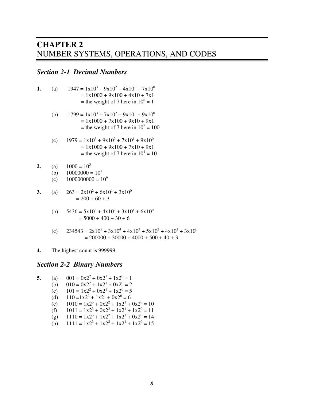 Preview page 8 of Solutions Manual Digital Fundamentals (Global Edition) 11th Edition By Thomas L. Floyd