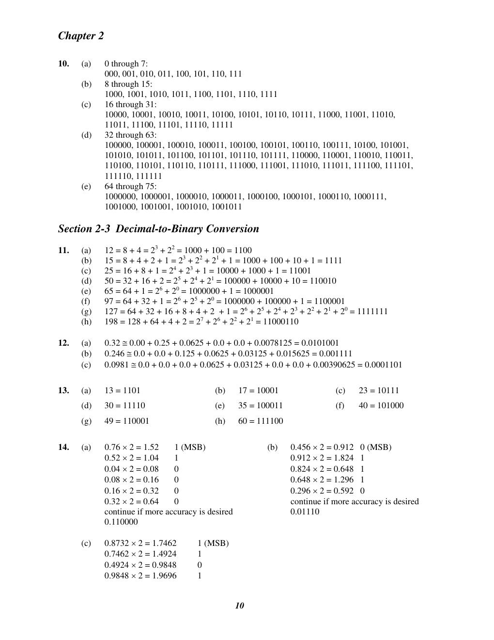 Preview page 10 of Solutions Manual Digital Fundamentals (Global Edition) 11th Edition By Thomas L. Floyd