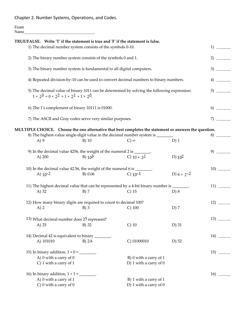 Preview page 9 of Test Bank for Digital Fundamentals (Global Edition) 11th Edition By Thomas L. Floyd