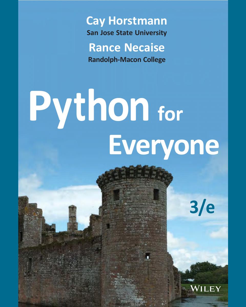 Preview page 3 of Python For Everyone 3rd Edition Cay S. Horstmann, Rance D. Necaise