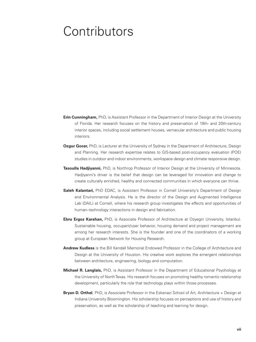Preview page 8 of Research Methods for Interior Design Applying Interiority By Dana E. Vaux, David Wang