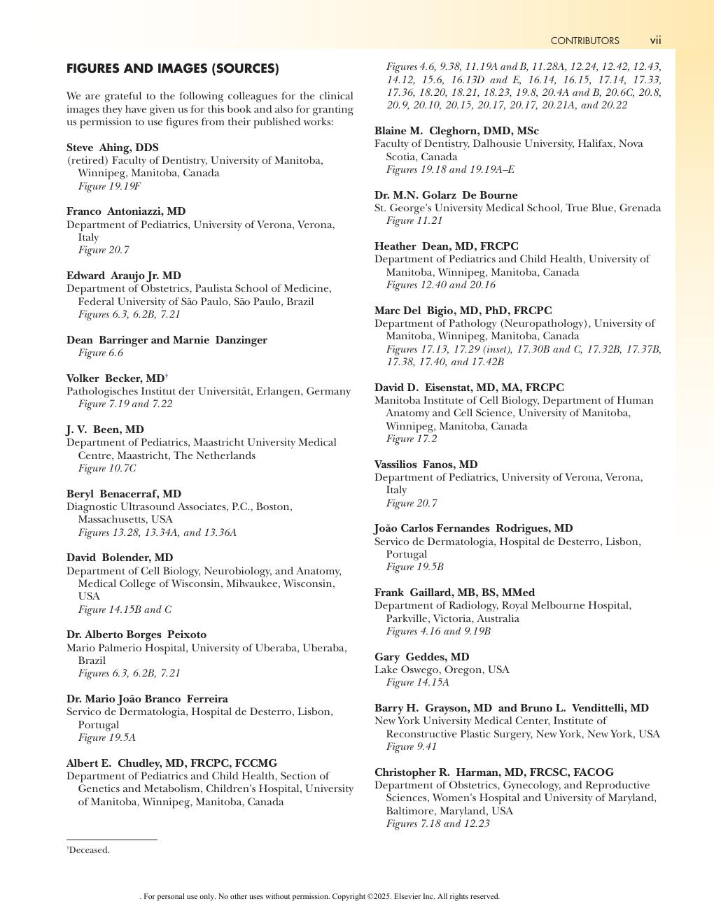 Preview page 8 of The Developing Human Clinically Oriented Embryology 12th Edition By Mark Torchia, T. V. N. Persaud