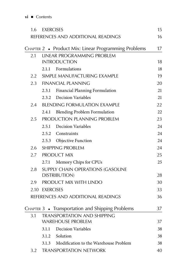 Preview page 7 of Modeling Operations Research and Business Analytics 1st Edition by William Fox, Robert Burks