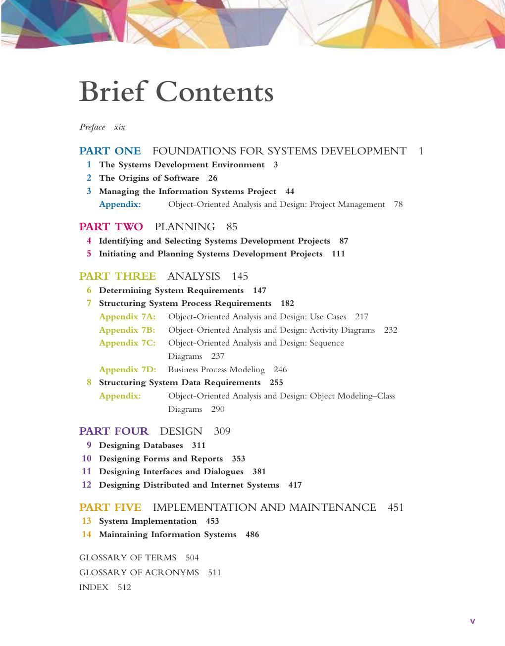 Preview page 6 of Modern Systems Analysis and Design 8th Edition by Joseph Valacich, Joey George