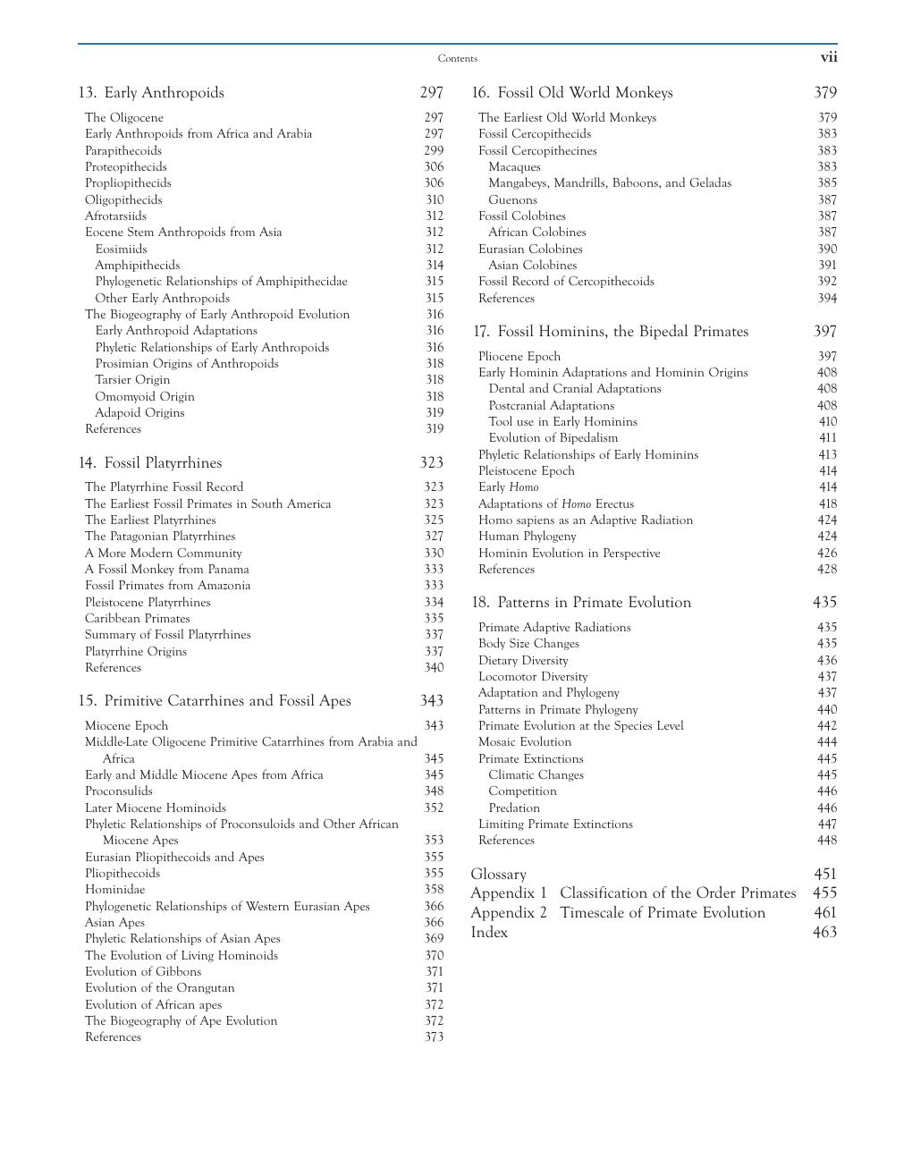 Preview page 7 of Primate Adaptation and Evolution 4th Edition by John Fleagle, Andrea Baden, Christopher Gilbert