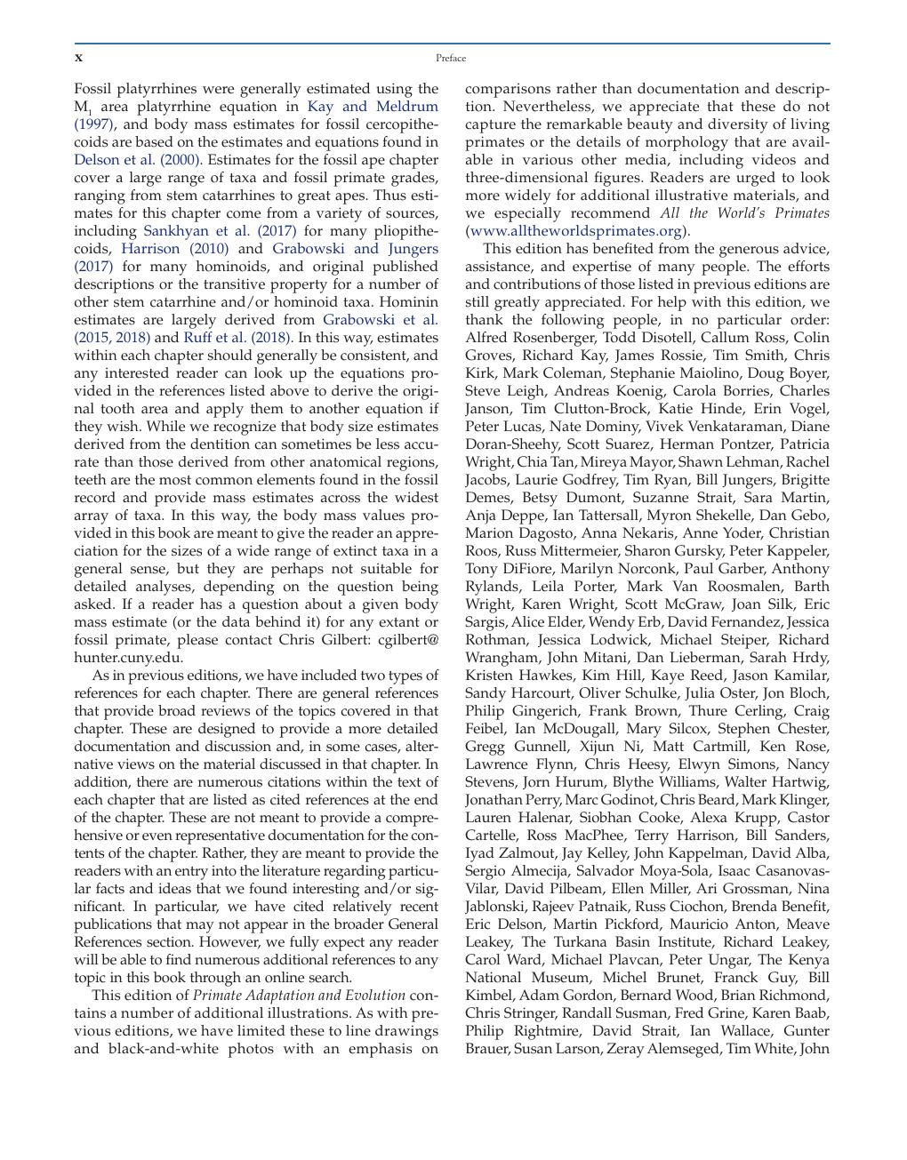Preview page 9 of Primate Adaptation and Evolution 4th Edition by John Fleagle, Andrea Baden, Christopher Gilbert