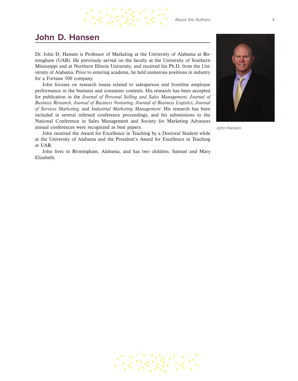 Preview page 6 of Professional Selling 2024 Release By George Deitz