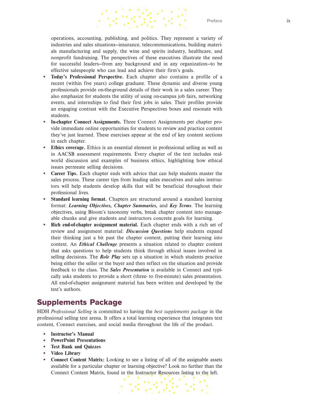 Preview page 10 of Professional Selling 2024 Release By George Deitz