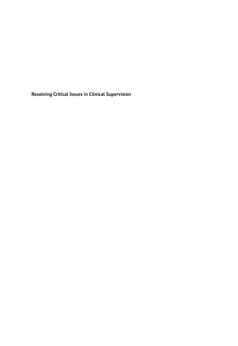 Preview page 2 of Resolving Critical Issues in Clinical Supervision 1st Edition by Derek Milne, Robert Reiser