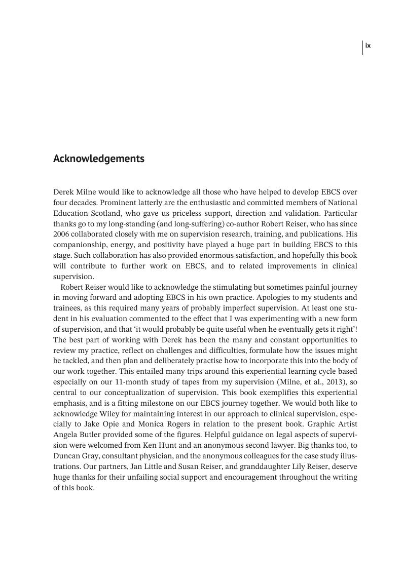 Preview page 10 of Resolving Critical Issues in Clinical Supervision 1st Edition by Derek Milne, Robert Reiser