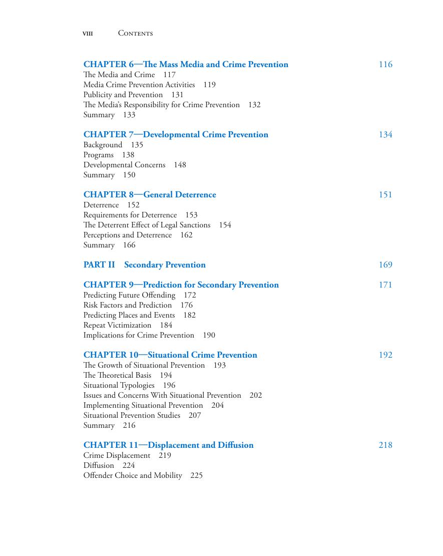 Preview page 9 of Crime Prevention Approaches, Practices, and Evaluations 10th Edition By Steven Lab