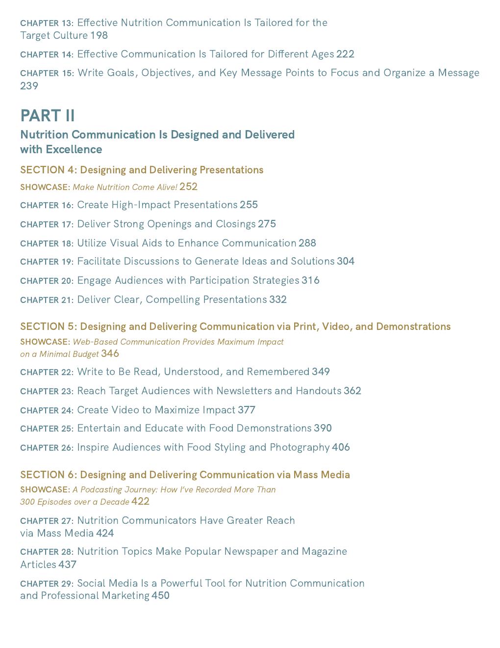 Preview page 6 of Communicating Nutrition The Authoritative Guide 1st Edition By Barbara J. Mayfield