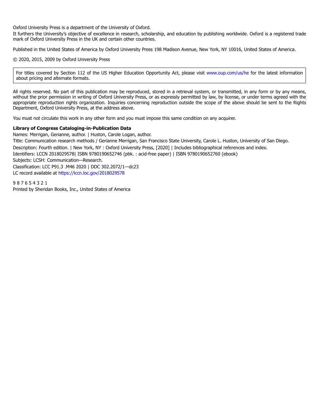 Preview page 4 of Communication Research Methods 4th Edition By Gerianne Merrigan , Carole Huston