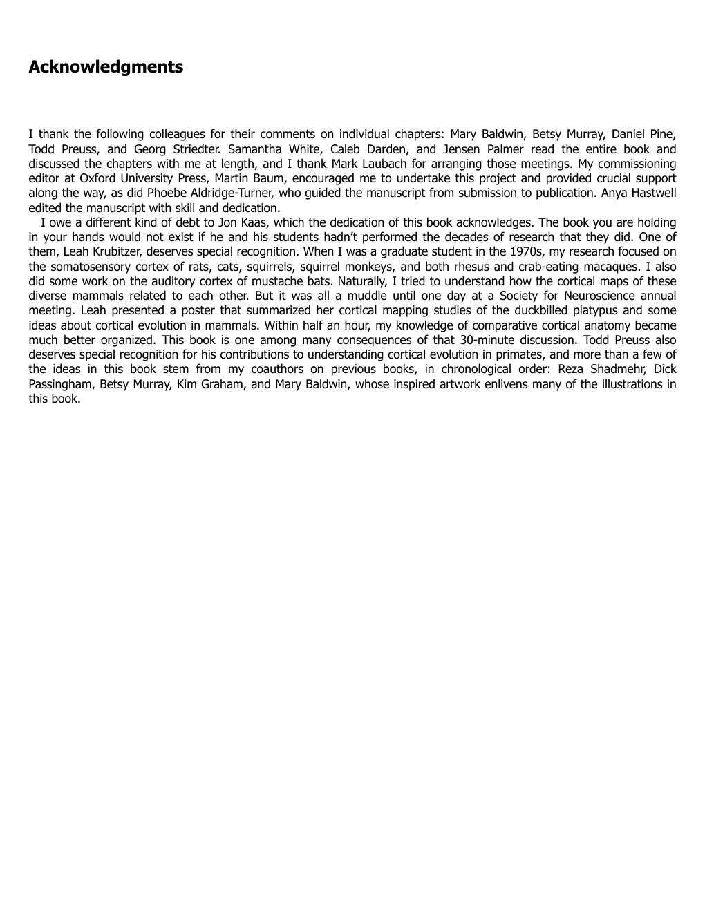 Preview page 8 of EPUB Cortical Evolution in Primates 1st Edition by Steven P. Wise