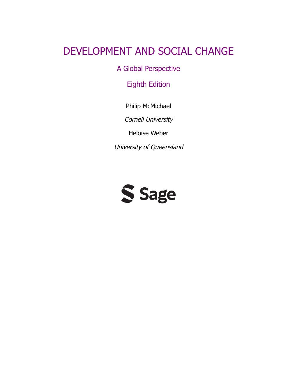 Preview page 6 of EPUB Development and Social Change A Global Perspective 8th Edition By Philip D. McMichael , Heloise Weber