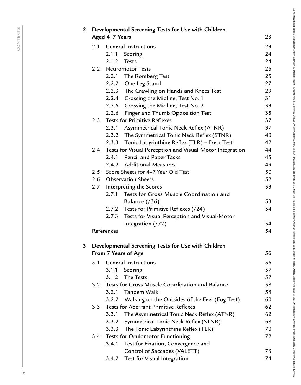 Preview page 5 of Assessing Neuromotor Readiness for Learning The INPP Developmental Screening Test and School Intervention Programme 2nd