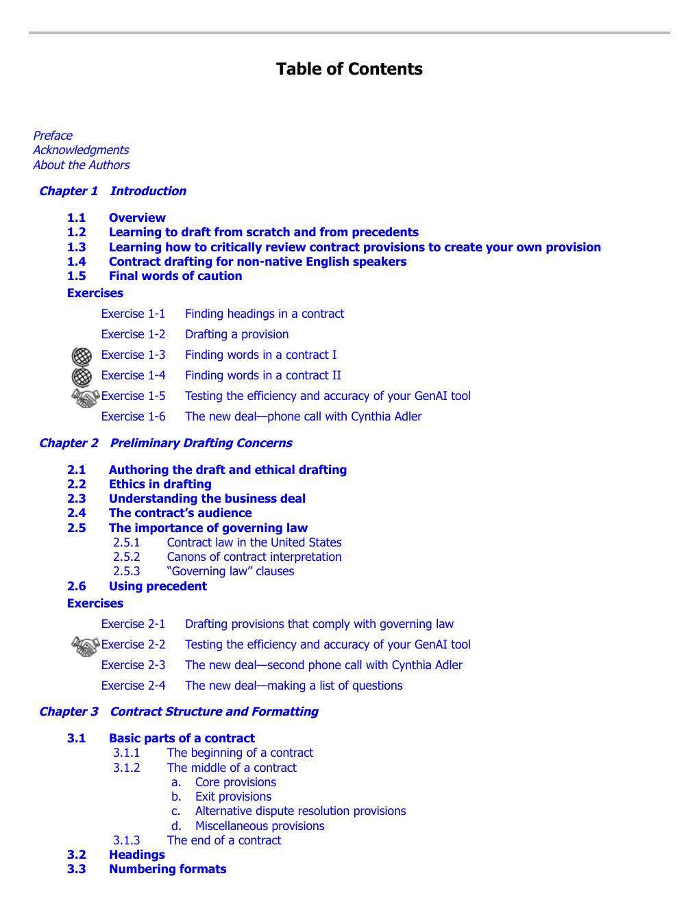 Preview page 9 of A Practical Guide to Drafting Contracts From Concept to Closure 3rd Edition By Cynthia Adams, Peter Cramer eBook PDF