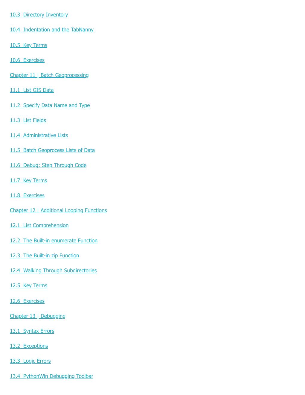 Preview page 7 of ArcGIS Python Mastery A Comprehensive Guide 1st Edition By Bharat Mishra eBook PDF
