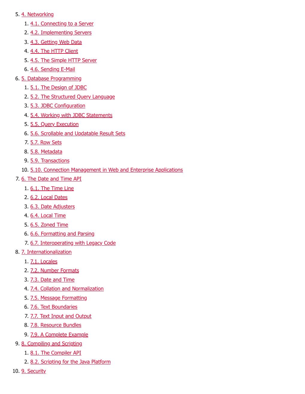 Preview page 6 of Core Java Advanced Features Volume II (Early Release) 13th Edition By Cay S. Horstmann eBook PDF