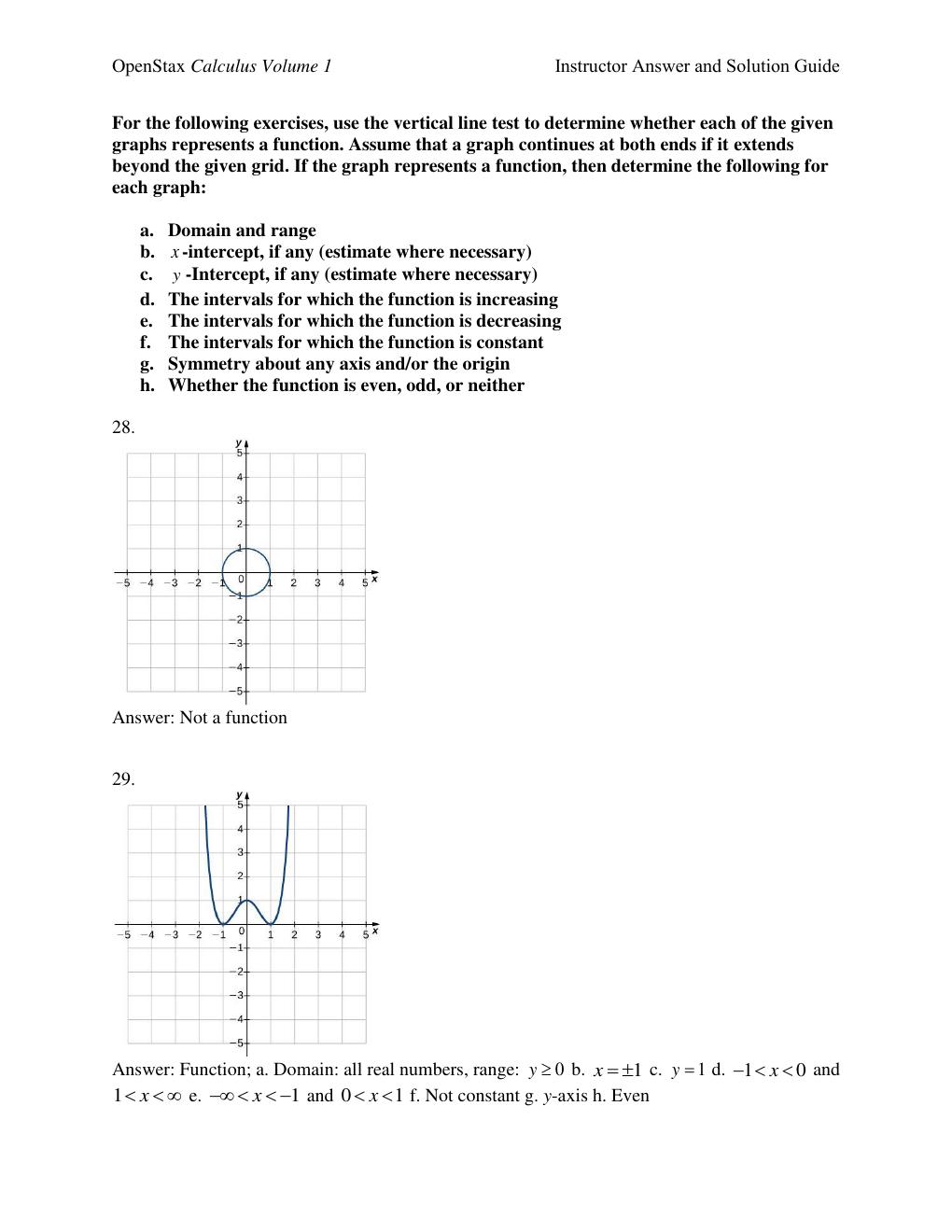 Preview page 8 of Instructor Answer and Solution Guide OpenStax Calculus Volume 1 All Chapters 1 - 6