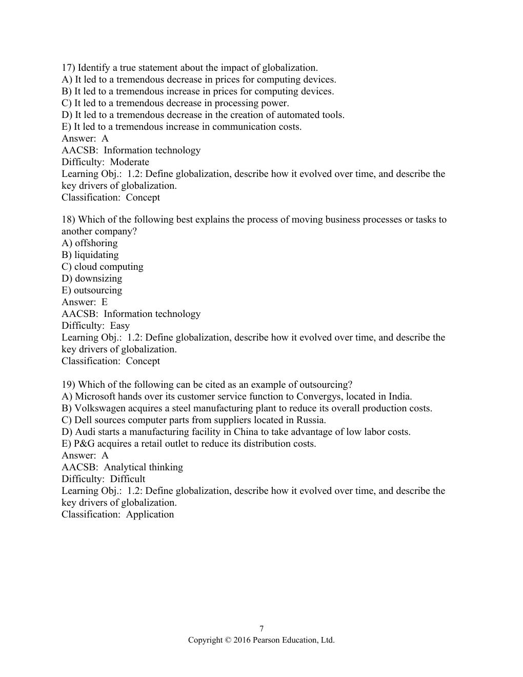 Preview page 7 of Test Bank For Information Systems Today, 7th Global Edition By Valacich